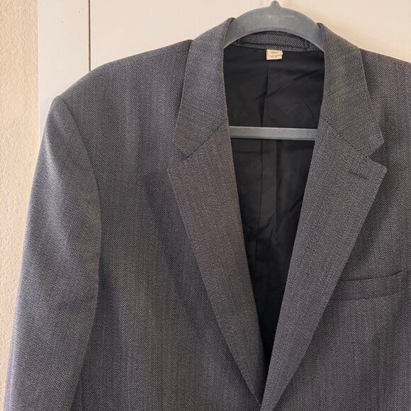 Burberry Millbank Travel Ababy Gray Textured Tailored Men’s Wool Suit Set 52R - Picture 7 of 16